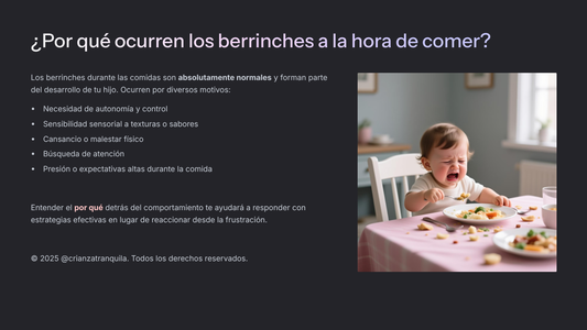 😌 Guía Anti-Berrinches en la Mesa